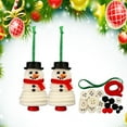 thumbnail image 1 of DIY Button Christmas Ornament Kit, Animal Theme Fun Christmas Button Christmas Tree Ornament Kit with Snowman, Christmass Tree Hanging Decorations, DIY Ornaments Kits, 1 of 6