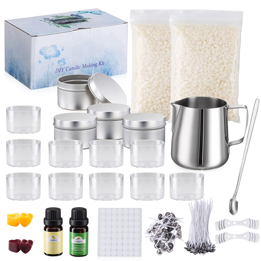 DIY Candle Making Kit Making Large Scented Beeswax Candles for Beginners