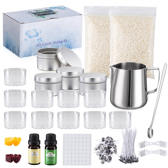 DIY Candle Making Kit Making Large Scented Beeswax Candles for Beginners