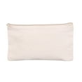 thumbnail image 1 of DIY Canvas Zipper Pouch - Multi - Purpose Makeup Bag & Pen Pencil Case - High - Quality Soft Canvas for Travel, Organizing, and Personalization,Beige, 1 of 3
