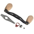 DIY Carbon Fiber Baitcasting Fishing Reel Handle Cork Knob Rocker