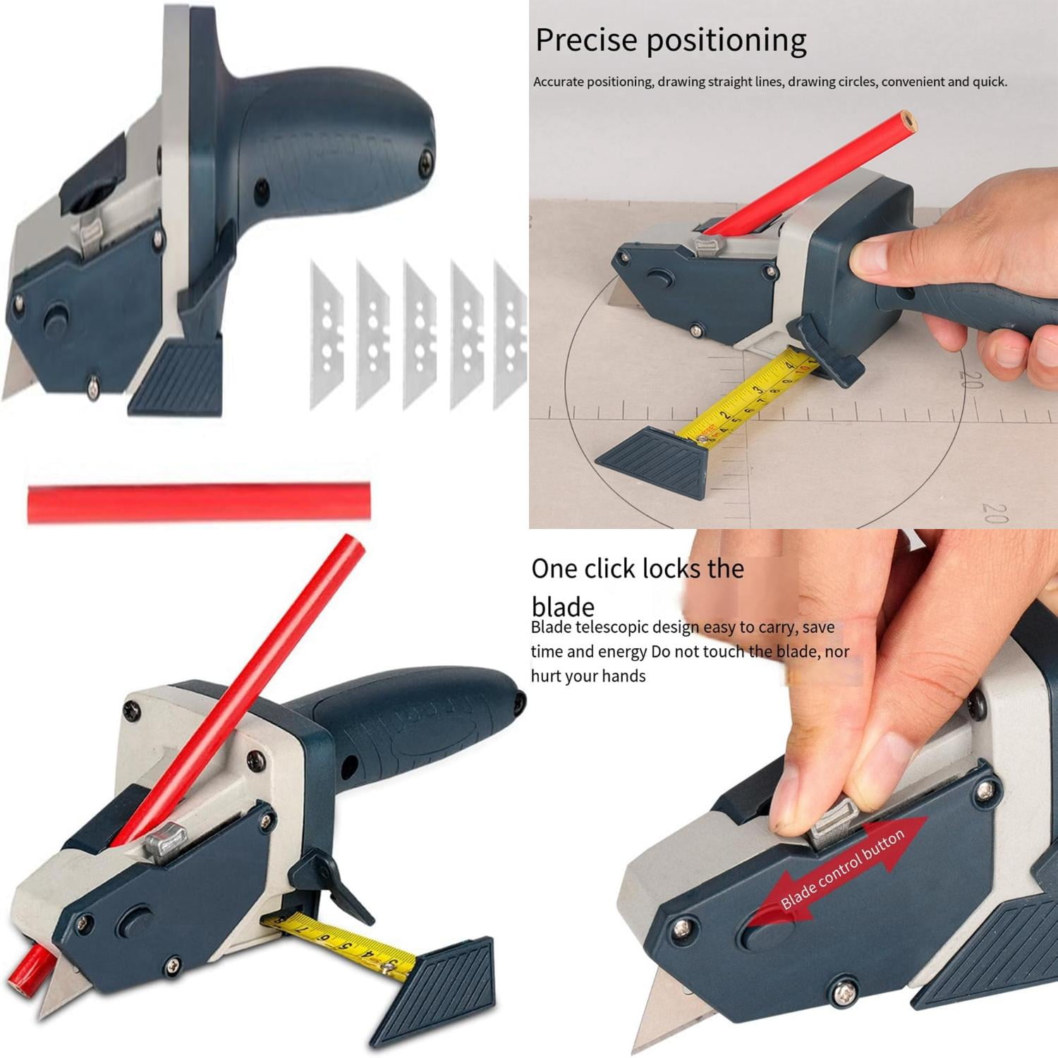 DIY Carpentry Projects Precision Multi-functional Gypsum Board Manual ...