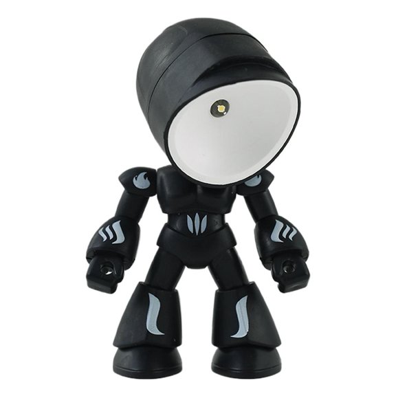 DIY Cartoon Night Light 2.25x3.74in ABS Police Character Assembly Kit Battery-Powered for Kids Room Desktop Decor