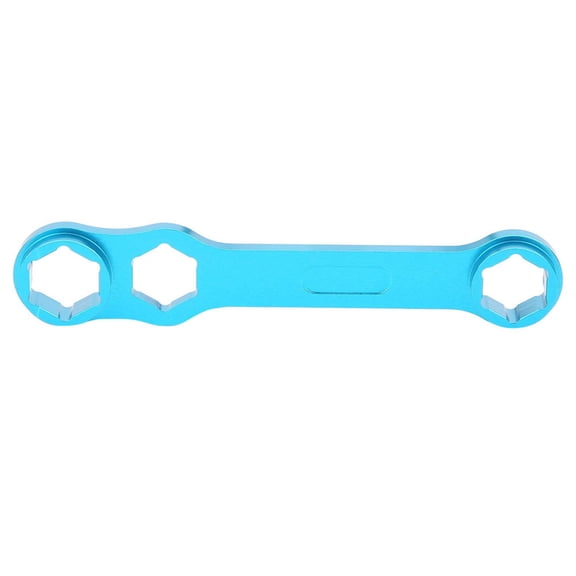 DIY Casting Fishing Reel Wrench Blue Aluminium Alloy Spanner Repairing Maintenance Tool