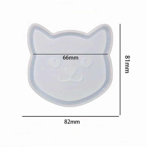 DIY Cat Bone Pet Storage Coaster Silicone Mold - Epoxy Storage Tray Mold for Gypsum & Concrete Casting - Perfect for Ceramic Clay Decor