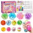 Hand Make Food DIY Cat Paw Stress Ball Kit Soft Sensory Fidget Making Set Custom Hand ...