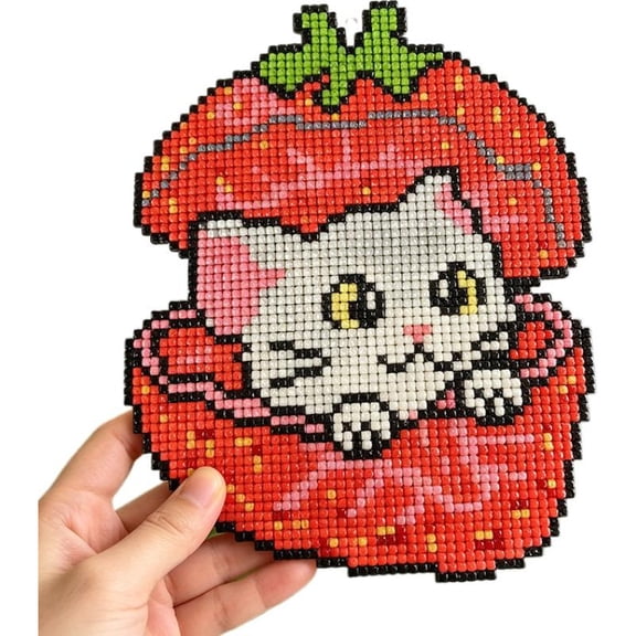 DIY Cat Puzzle Craft Kit for Adults | Stress Relief Home Decor | Eco-Friendly Material