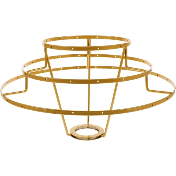 DIY Chandelier Frame Lamp Shade Wire Frame 10.9 Inch Iron Light Fixture Replacement for Ceiling Pendant Lamps and Table Lamps