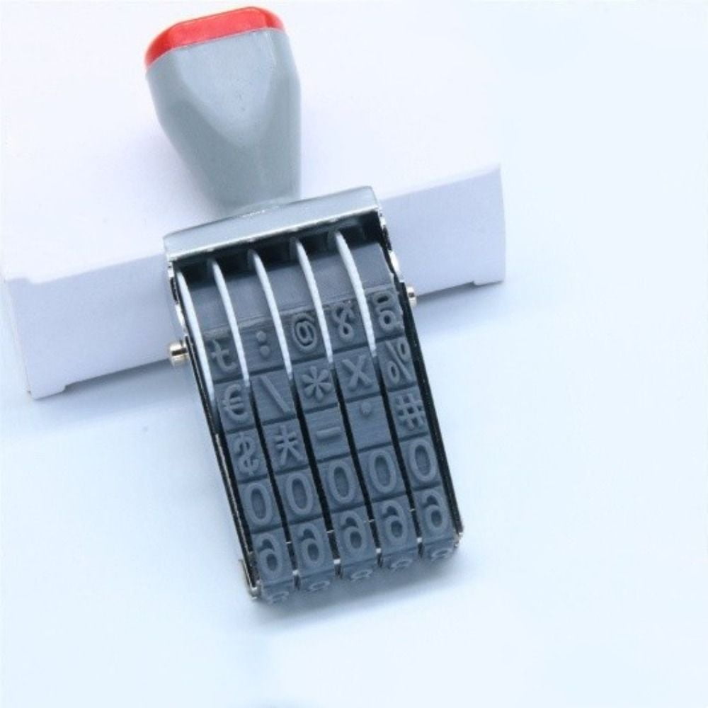 DIY Changeable Personalized Office Roller Stamps Business Stamps 3 ,4