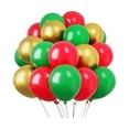 thumbnail image 1 of DIY Christmas Balloons Kit,30 Pieces Of 15-inch Red,Green,And Gold Confetti Latex Balloons Kit,Free Matching For Christmas And Birthday Party Decorations, 1 of 2