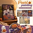 thumbnail image 1 of DIY Christmas Church Pearl Diamond Painting Craft Kit, Luke 2:14 Glory to God Scripture 5D Pearl Beadwork, DIY Snowy Winter Village Home Room Wall Hanging Decor Art for Gifting, 1 of 6