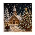 thumbnail image 1 of DIY Christmas Diamond Painting Kit, Handmade Dot Drill Craft Holiday Art Pattern Decor for Christmas Wall Display, 1 of 3