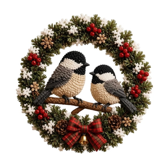 DIY Christmas Knitting Craft Kit 20cm Knitted Tree Ornament Set Creative Yarn Needlework Project for Adult Hobbyists Cozy Holiday Room Decoration