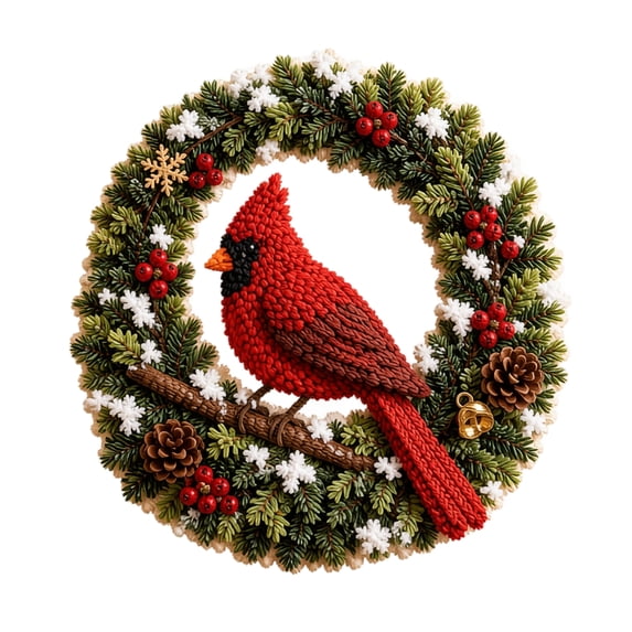 DIY Christmas Knitting Ornament Craft Kit Festive Handcraft Set with 20cm Knitted Decoration for Winter Holiday Tabletop Cozy Indoor Fireplace Display