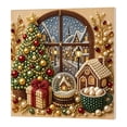 thumbnail image 1 of DIY Christmas Pearl Diamond Art Painting Kit ,Winter Window Pattern Pearl Beads Art Craft for Adults Beginner for Home Wall Holiday Decor(No Frame), 1 of 4