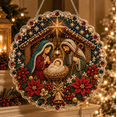 thumbnail image 1 of DIY Christmas Pearl Diamond Art Hanging Ornament Kit, Premium Durable Acrylic Board Rhinestone Pearl Bead DIY Kit for Year‑Round Christmas Keepsake Decor, 1 of 6