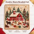 thumbnail image 1 of DIY Christmas Pearl Diamond Art Kit with Frame, 3D Pearl Bead Painting for Christmas Wall Decoration, 1 of 1