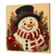 thumbnail image 1 of DIY Christmas Pearl Diamond Art Painting Kit ,Snowman Pattern Pearl Beads Art Craft for Adults Beginner for Home Wall Holiday Decor(No Frame), 1 of 6