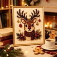 thumbnail image 1 of DIY Christmas Pearl Diamond Painting Art Kit, Beginner Friendly Symbol Matching Craft Kit for Winter Indoor Handmade Activities (Reindeer), 1 of 7