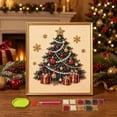 thumbnail image 1 of DIY Christmas Pearl Diamond Painting Art Kit with Frame, All-Inclusive Bead Art Supply Pack For Starters, Stress-Relief Creative Project, Decor Piece For Entryway And Bedroom Layouts, 1 of 6