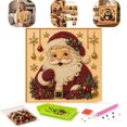 thumbnail image 1 of DIY Christmas Pearl Diamond Painting Art Kit with Frame Christmas Pearl Art Kits for Adults Beginner DIY Diamond Painting Art for Relaxing Home Wall Christmas Decor Gift,C, 1 of 5
