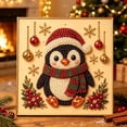 thumbnail image 1 of DIY Christmas Pearl Diamond Painting Art Kit with Frame, Christmas Pearl Beads Art Craft for Adults Beginner for Home Wall Decor, Healing Stress-Relieving, 1 of 8