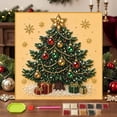 thumbnail image 1 of DIY Christmas Pearl Diamond Painting Art Kit with Frame, Complete Holiday Bead Craft Toolset For Adult Artists, Calming Pastime Project, Handmade Present For Holiday Visitors, 1 of 5