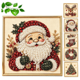 thumbnail image 1 of DIY Christmas Pearl Diamond Painting Art Kit with Frame, Home Wall Decor Art Craft Adults, Pearl Diamond Art Craft Kit, Christmas Diamond Painting Kit, Relaxing & Beginner-Friendly, 1 of 7