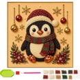 thumbnail image 1 of DIY Christmas Pearl Diamond Painting Art Kit with Frame, Pearl Bead Creation Bundle For Free Time, Xmas Tabletop Wall Accent, Unique Handmade Holiday Surprise, 1 of 5