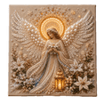thumbnail image 1 of DIY Christmas Pearl Diamond Painting Art Kit, White Angel Full Drill Craft for Adults Beginner, Holiday Wall Decor Gift, 1 of 3