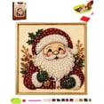 thumbnail image 1 of DIY Christmas Pearl Diamond Painting Art Kit with Frame, Diamond Painting Kits for Adults, Framed Gemstone Diamond Art Dots Painting Craft, 1 of 10