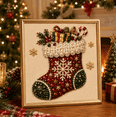 thumbnail image 1 of DIY Christmas Pearl Diamond Painting Art Kit, 1 of 5