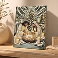 thumbnail image 1 of DIY Christmas Pearl Diamond Paintings Kit, Winter Church Pearl Diamond Paintings Art Kit, Religious Christmas Diamond Paintings for Holiday Wall Decor & Gift, 11.8x15.7 Inches, #D, 1 of 7