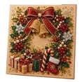 thumbnail image 1 of DIY Christmas Pearl Diamondd Paint-ing Kit with Frame, Santa Pearl Beads Art Craft for Adults Beginners, Gemstone Dots for Home Wall Decor, 1 of 6