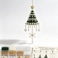 thumbnail image 1 of DIY Christmas Tree Beaded Ornament Kit, 3D Crystal Bead Holiday Craft Set, Handmade Tabletop Christmas Decor Gift, Christmas Decor, 1 of 7