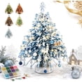 thumbnail image 1 of DIY Christmas Tree Kit 8 Inch, Great Holiday Gift, Mini Crystal Bead Tree Craft Set, Winter Wonderland Tabletop Decor for Home Office, 1 Pack, 1 of 3