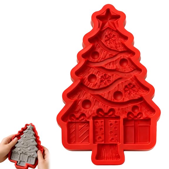 DIY Christmas Tree Mold & Paint Craft Kit, 3D Reusable Christmas Tree Painting Kit, for Christmas Decorations & Gifts