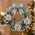 thumbnail image 1 of DIY Christmas Wreath Ornament Kit, Pre-Sorted Festive Beads for Bow Candy Cane Gingerbread Design, Relaxing Seasonal DIY Craft, 1 of 7