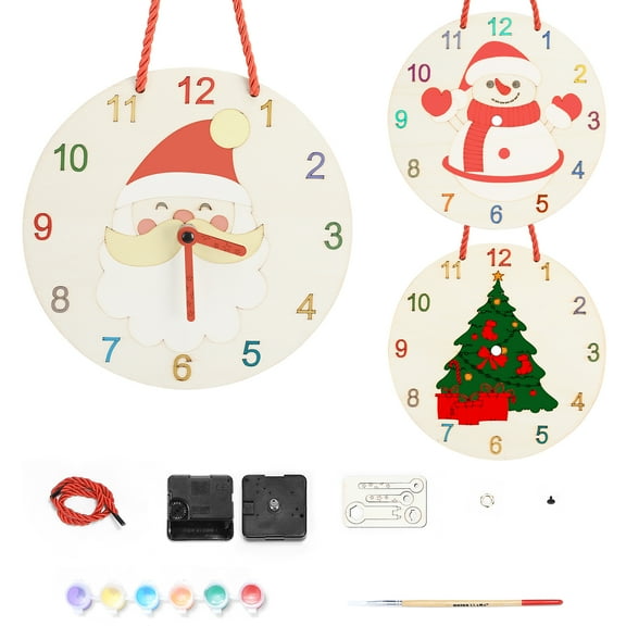 DIY Clock Making Kit - Christmas