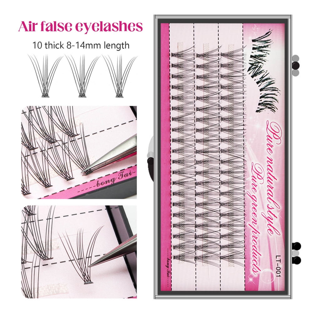 Diy Cluster Eyelash Extension Self Grafting Individual Diy Single Eyelashes For Beauty Eye 7282