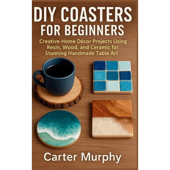 DIY Coasters for Beginners: Creative Home Dcor Projects Using Resin, Wood, and Ceramic for Stunning Handmade Table Art, (Paperback)