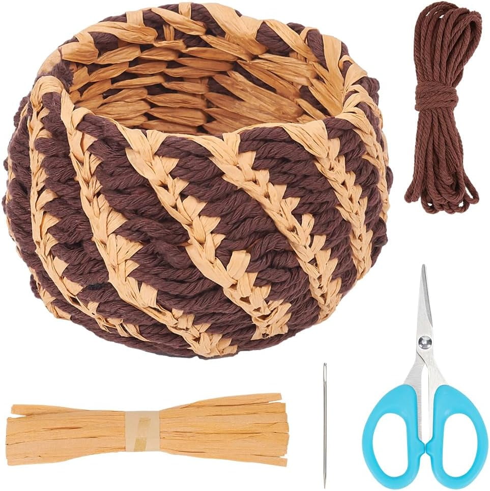 DIY Coiled Basket Kit Basket Weaving Kits Basket Craft Kits for