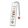 thumbnail image 1 of DIY Color Printing Stainless Steel Bookmark, Durable Metal Book Page Marker for Personalized Reading Experience, Creative Gift for Bookworms B#028 M, 1 of 8