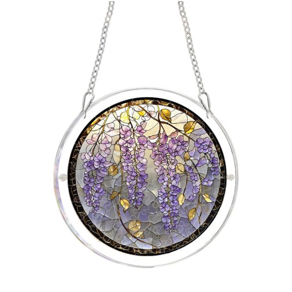 DIY Colorful Window Hanging Ornament, Spring Bird Mosaic Suncatcher Kit for Home Decor, Acrylic Puzzle Art with Hanging Cord