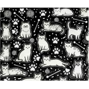 DIY Coloring Blanket with Markers, Color Your Own Blankets, Washable DIY Colorings Blanket Kits, You Can Color Fuzzy Velvet, Creative DIY Colorings Blankets for Adults, Cat