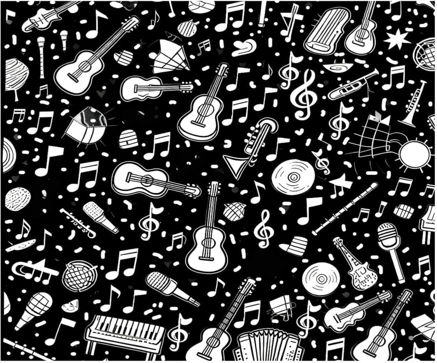 DIY Coloring Blanket with Markers, Color Your Own Blankets, Washable DIY Colorings Blanket Kits, You Can Color Fuzzy Velvet, Creative DIY Colorings Blankets for Adults, Musical instrument