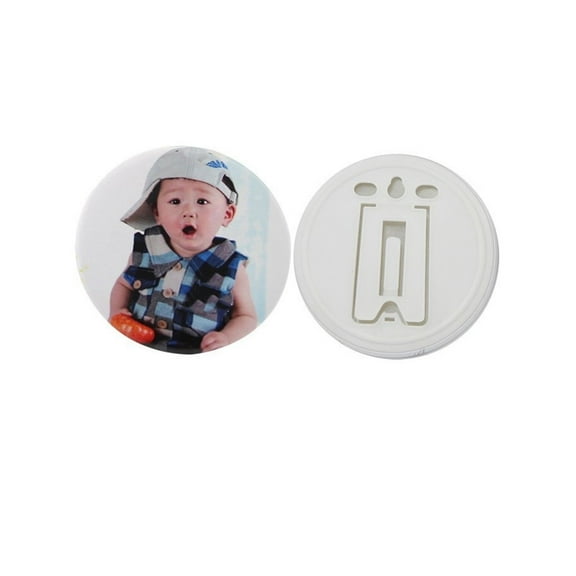 DIY Consumables Photoframe Button Pins Blank Button Badge Parts Maker 58MM/75MM 100PCS