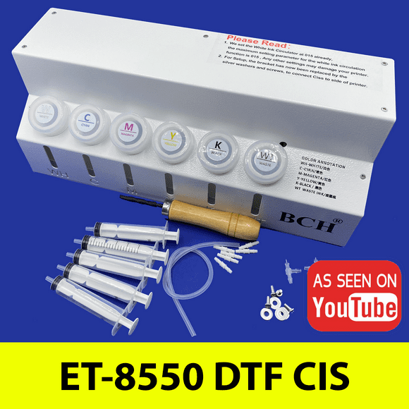 DIY Continuous Ink Supply (CIS) Unit for ET-8550 DTF Conversion