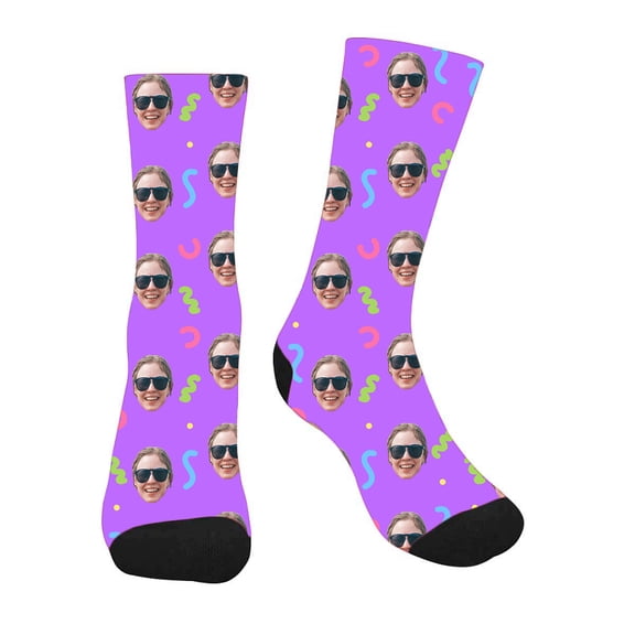 DIY Cotton Sock Ribbon Pattern Dark Orchid 440mm diy