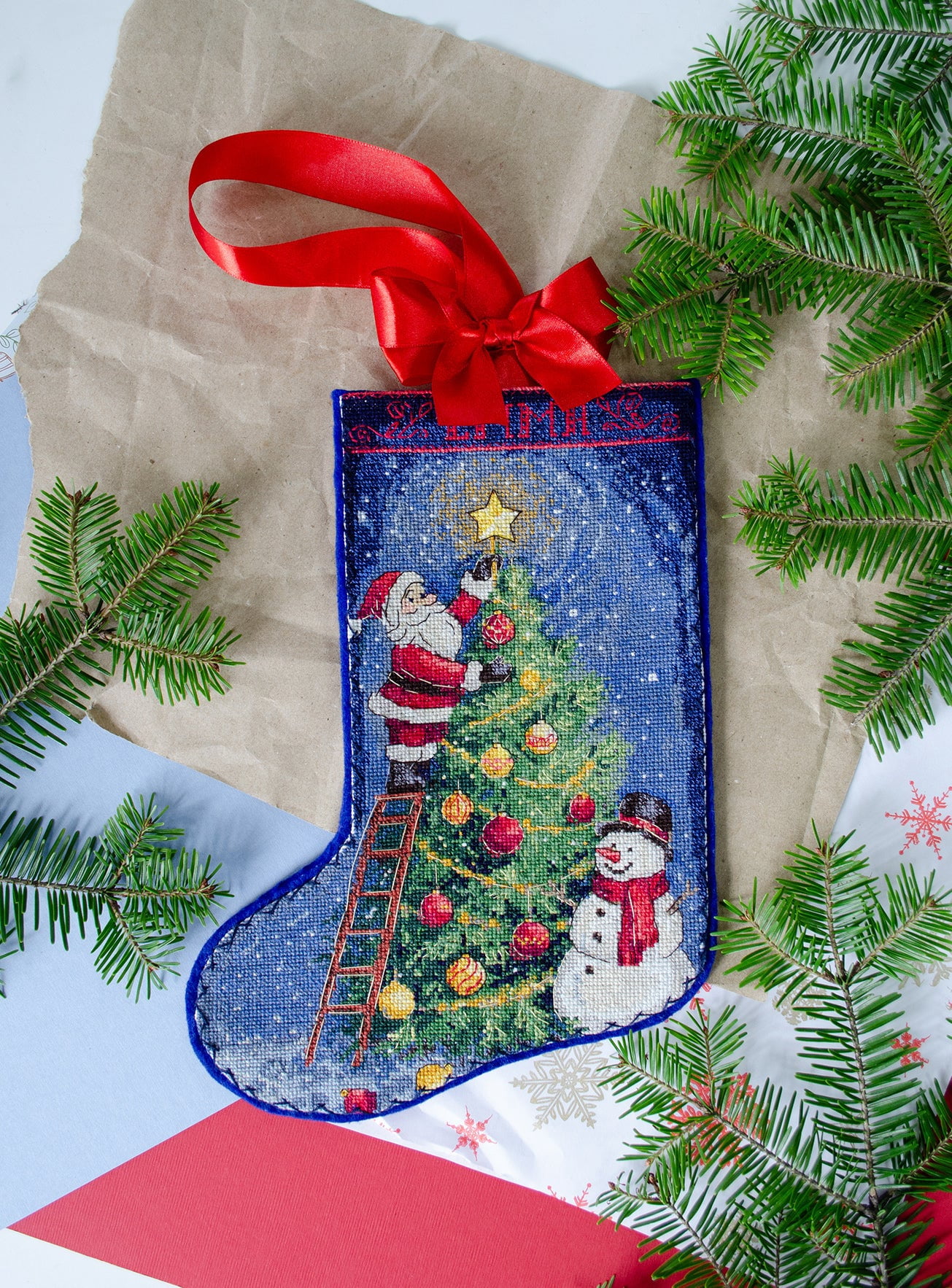 DIY Counted Cross-stitch boot kit - Spark the celebration AHH-001